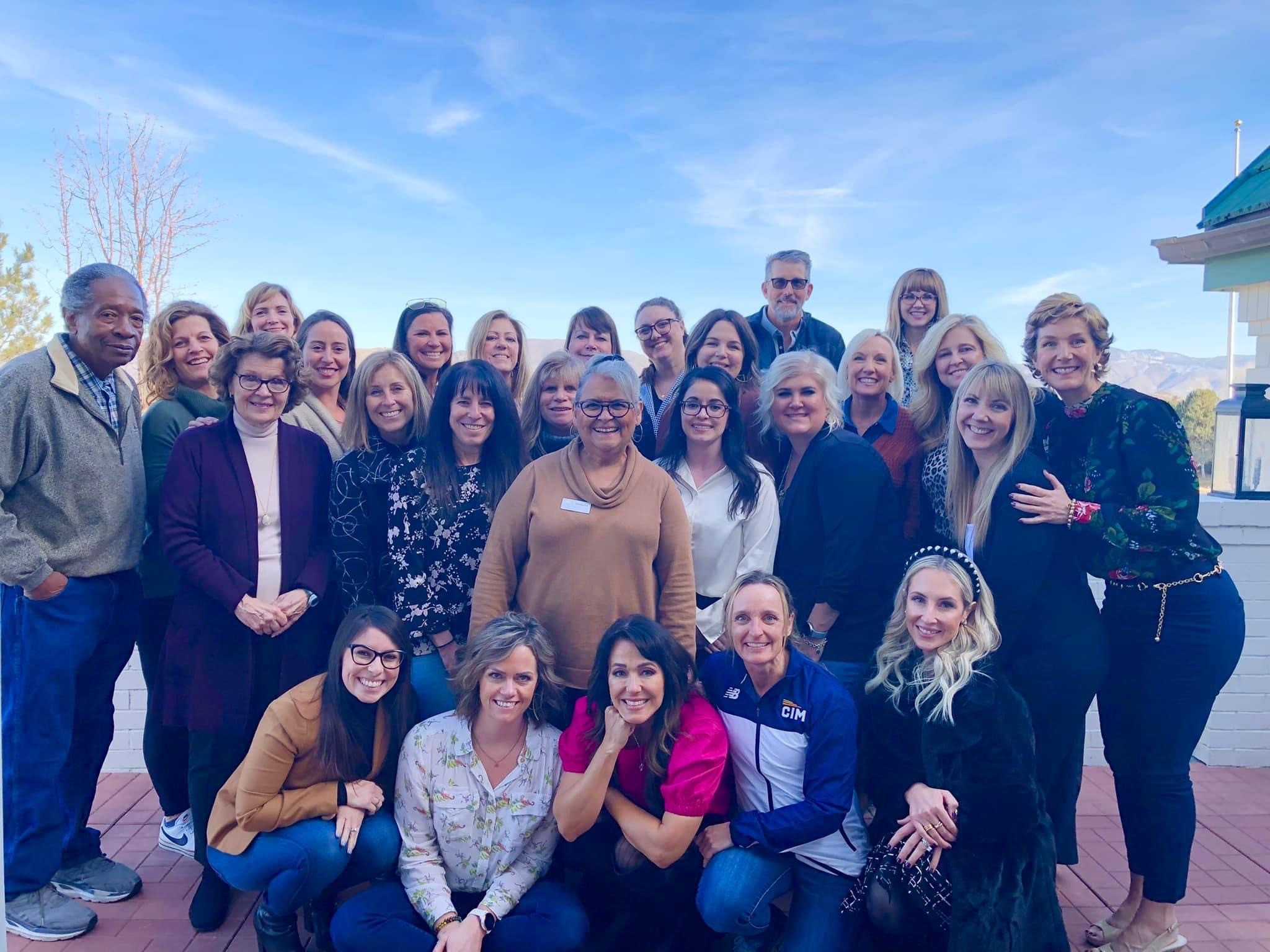 The Nevada Women's Fund 2022 Board of Directors posing for a picture outside